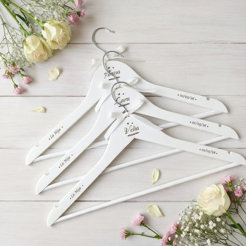 Perchas Personalizadas: El Regalo Perfecto Blanca - Imagen 7