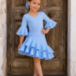BODY FLAMENCA NIÑA ELASTICO