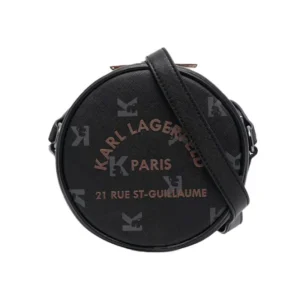 Bolsa Karl Lagerfeld Paris Redonda Negra Para Niña