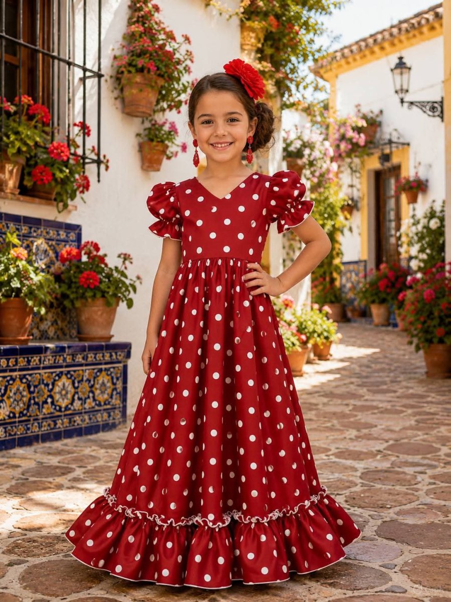 BATA FLAMENCA LEIRE ROJA - Imagen 2