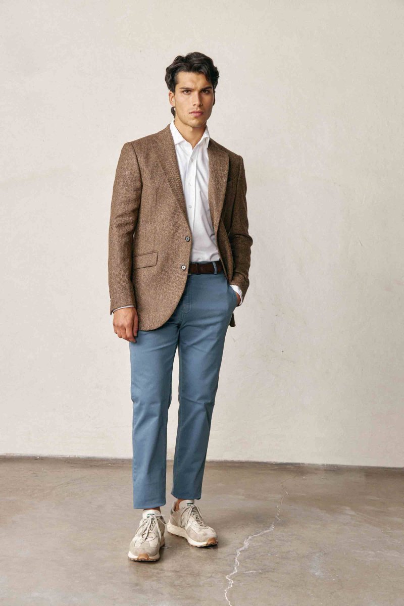 Americana de Tweed - Espiga Marrón - Imagen 3
