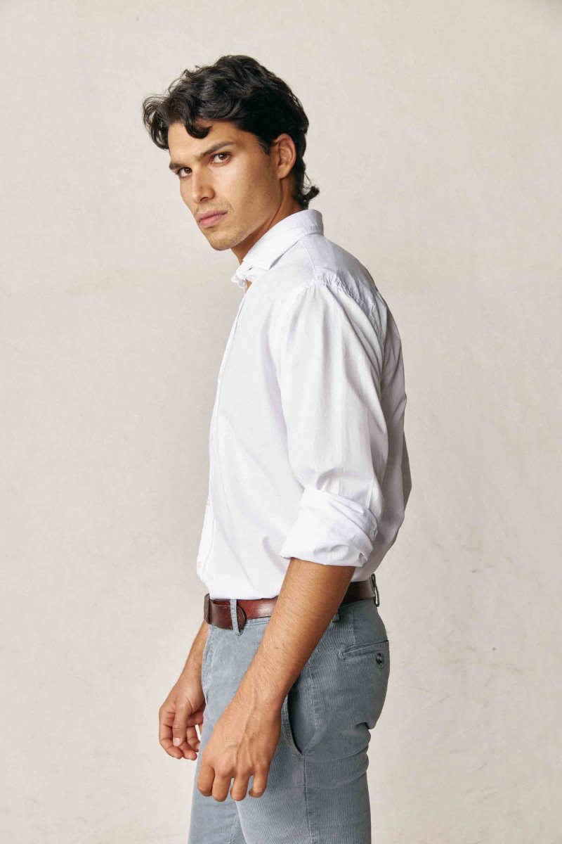 Camisa De Popelín - Blanco - Imagen 2